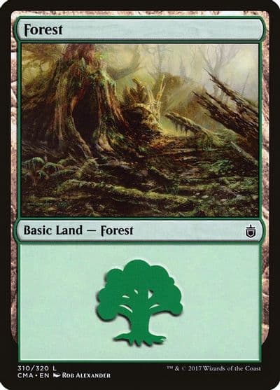 Forest 310 Commander Anthology Magic card