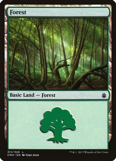 Forest 311 Commander Anthology Magic card