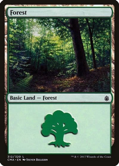 Forest 312 Commander Anthology Magic card
