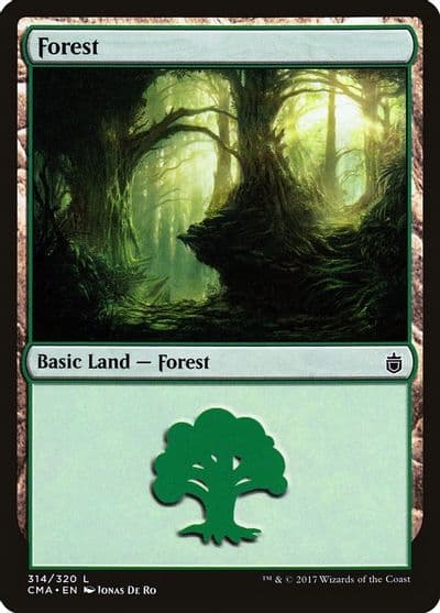 Forest 314 Commander Anthology Magic card