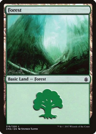 Forest 319 Commander Anthology Magic card