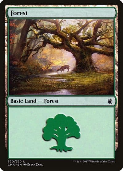 Forest 320 Commander Anthology Magic card