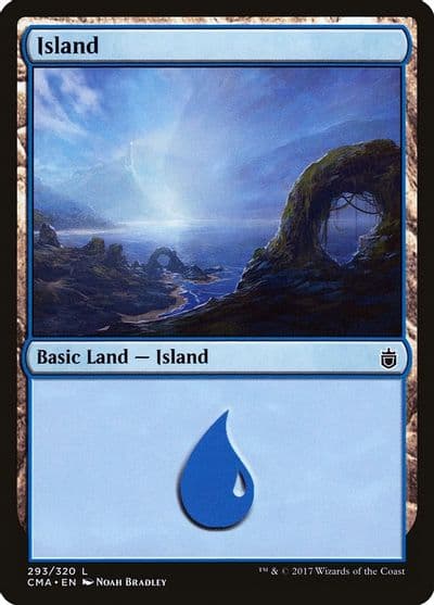 Island 293 Commander Anthology Magic card