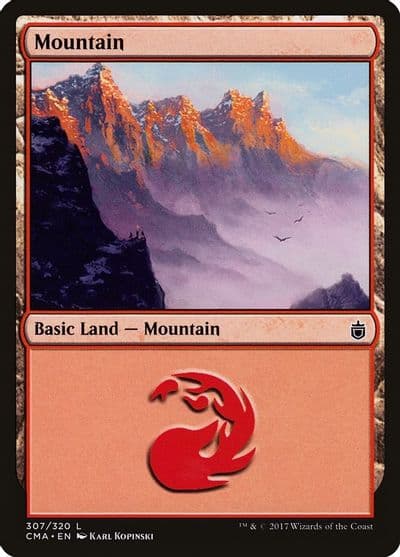 Mountain 307 Commander Anthology Magic card