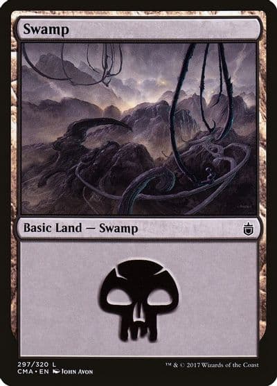Swamp 297 Commander Anthology Magic card