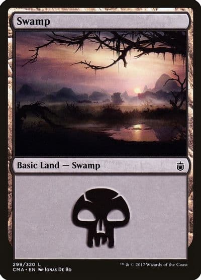 Swamp 299 Commander Anthology Magic card