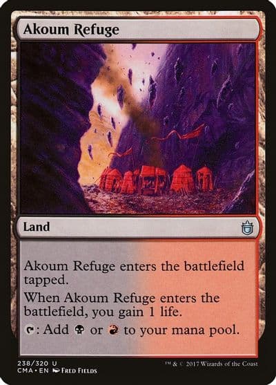 Akoum Refuge Commander Anthology Magic card