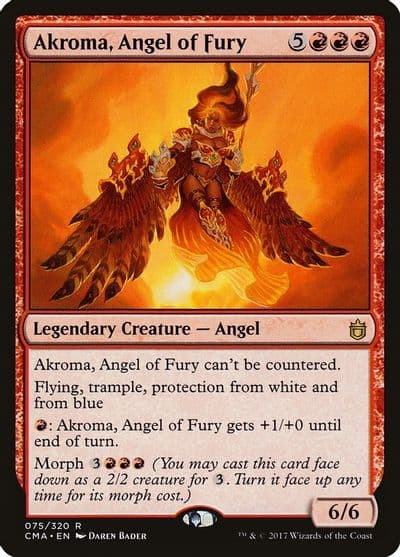 Akroma Angel of Fury Commander Anthology Magic card