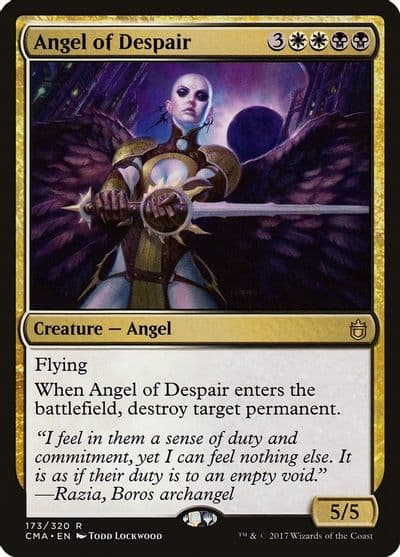 Angel of Despair Commander Anthology Magic card