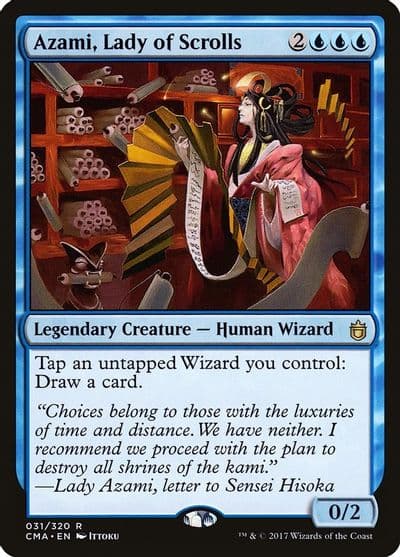 Azami Lady of Scrolls Commander Anthology Magic card