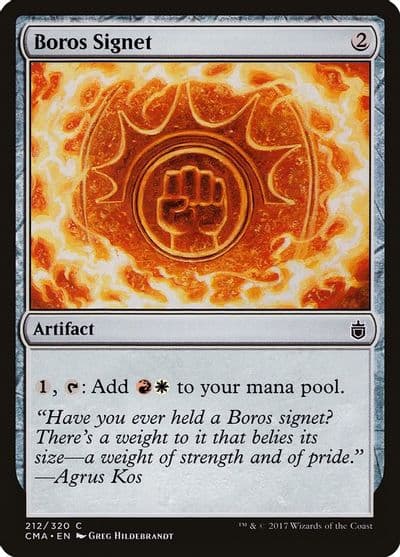 Boros Signet Commander Anthology Magic card