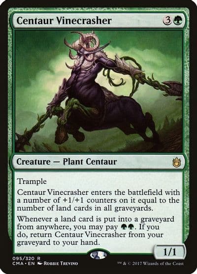 Centaur Vinecrasher Commander Anthology Magic card