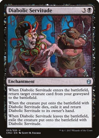 Diabolic Servitude Commander Anthology Magic card