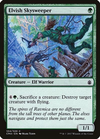Elvish Skysweeper Commander Anthology Magic card