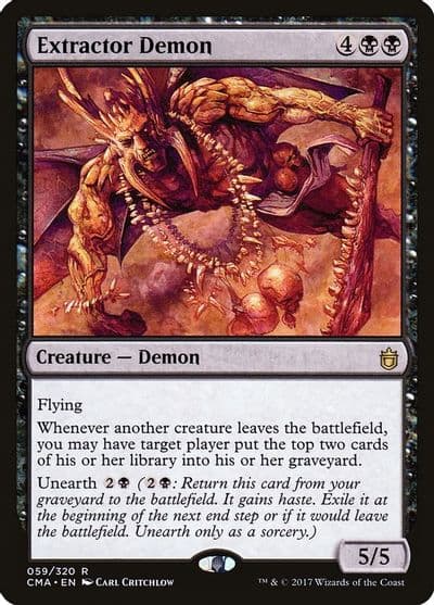 Extractor Demon Commander Anthology Magic card