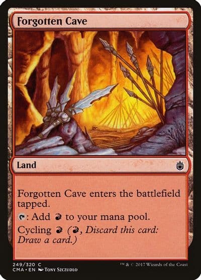Forgotten Cave Commander Anthology Magic card