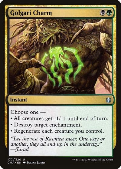 Golgari Charm Commander Anthology Magic card