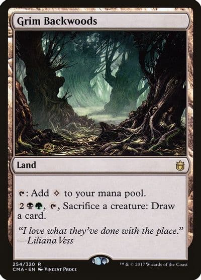 Grim Backwoods Commander Anthology Magic card