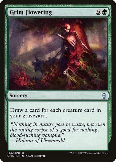 Grim Flowering Commander Anthology Magic card