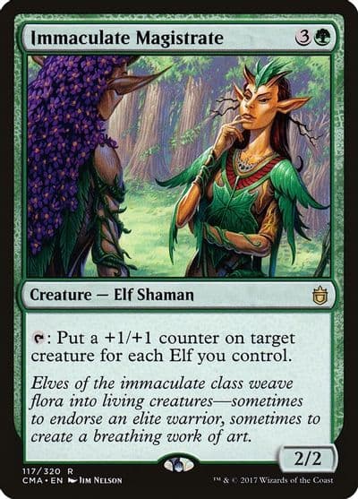 Immaculate Magistrate Commander Anthology Magic card