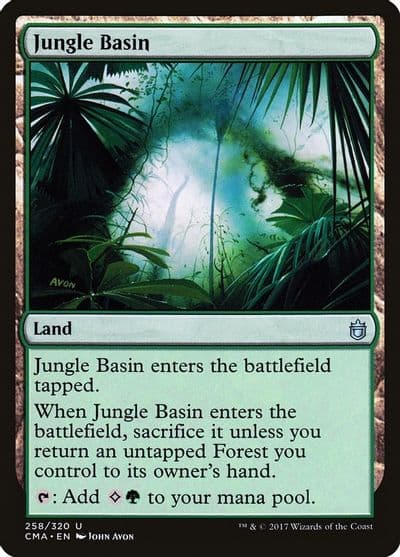 Jungle Basin Commander Anthology Magic card