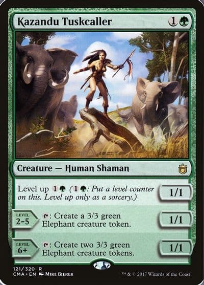 Kazandu Tuskcaller Commander Anthology Magic card