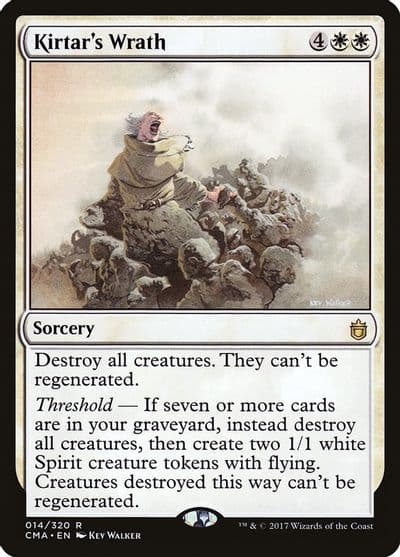 Kirtars Wrath Commander Anthology Magic card