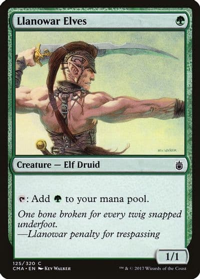 Llanowar Elves Commander Anthology Magic card