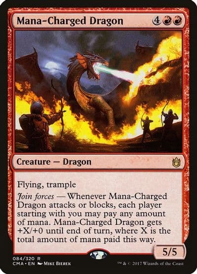 Mana Charged Dragon Commander Anthology Magic card