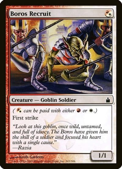 Boros Recruit Ravnica: City of Guilds Magic card