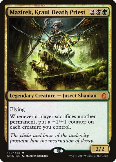 Mazirek Kraul Death Priest Commander Anthology Magic card