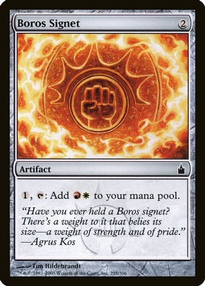 Boros Signet Ravnica: City of Guilds Magic card