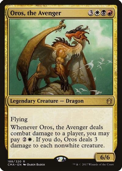 Oros the Avenger Commander Anthology Magic card