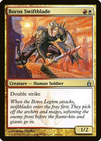 Boros Swiftblade Ravnica: City of Guilds Magic card