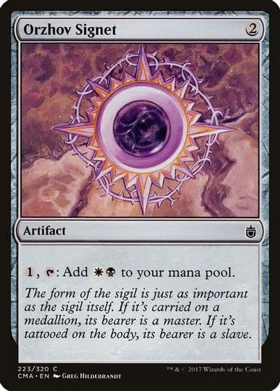 Orzhov Signet Commander Anthology Magic card