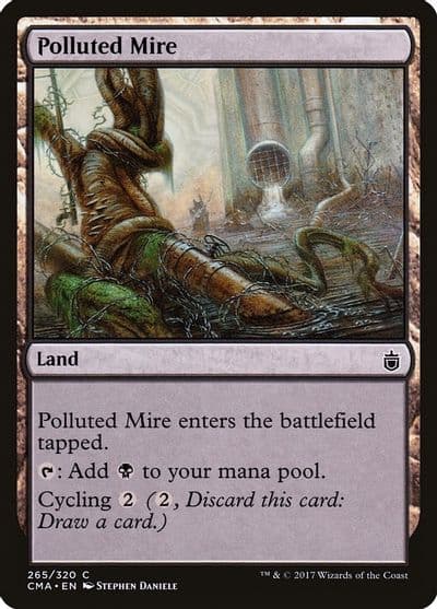 Polluted Mire Commander Anthology Magic card