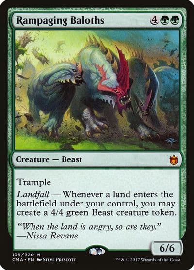 Rampaging Baloths Commander Anthology Magic card