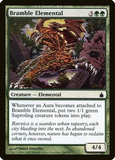 Bramble Elemental Ravnica: City of Guilds Magic card