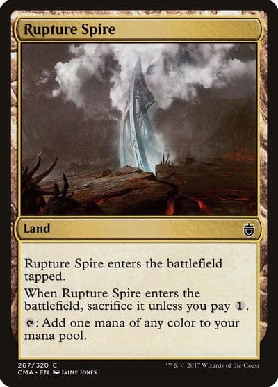 Rupture Spire Commander Anthology Magic card