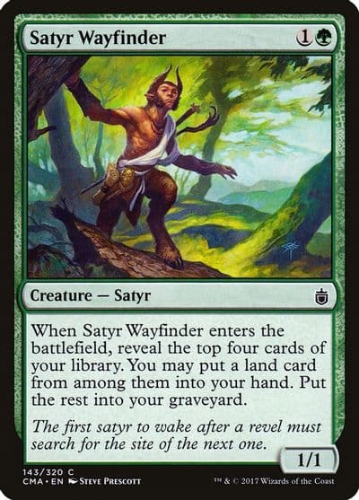 Satyr Wayfinder Commander Anthology Magic card