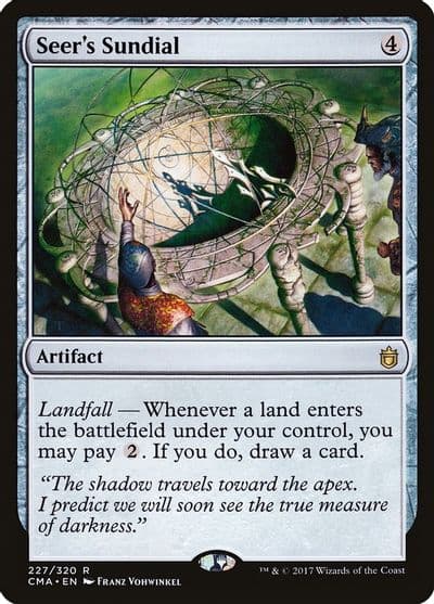 Seers Sundial Commander Anthology Magic card