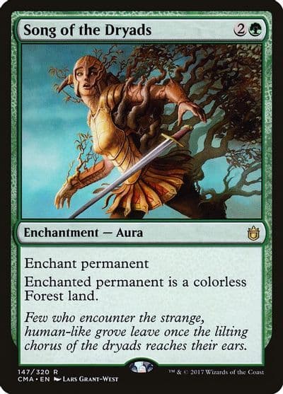 Song of the Dryads Commander Anthology Magic card