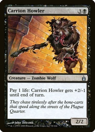 Carrion Howler Ravnica: City of Guilds Magic card