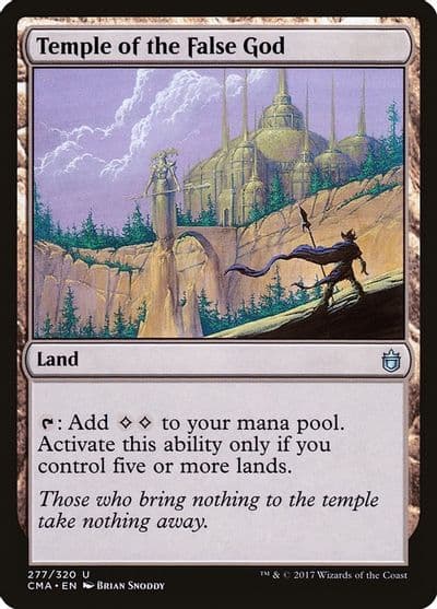Temple of the False God Commander Anthology Magic card