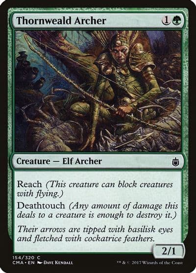 Thornweald Archer Commander Anthology Magic card