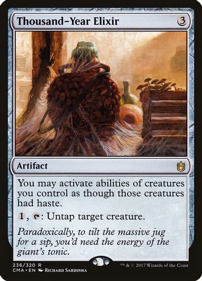 Thousand Year Elixir Commander Anthology Magic card