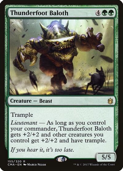Thunderfoot Baloth Commander Anthology Magic card