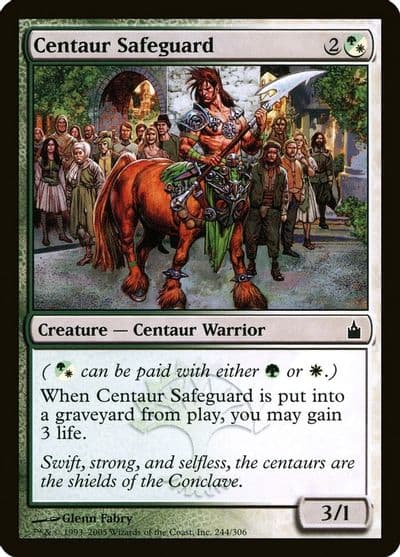 Centaur Safeguard Ravnica: City of Guilds Magic card