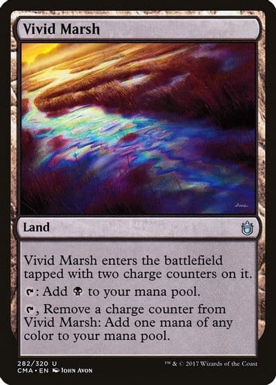 Vivid Marsh Commander Anthology Magic card
