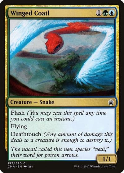Winged Coatl Commander Anthology Magic card